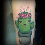 lustiger Kaktus Tattoo-2